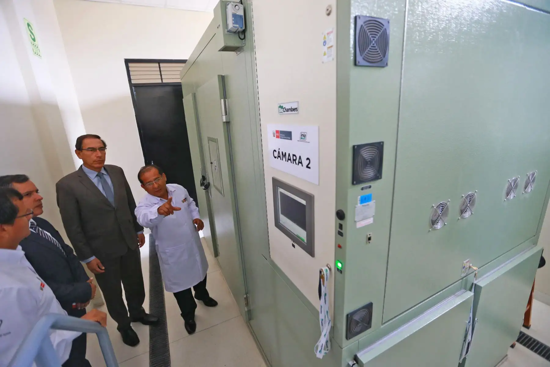 Presidente Vizcarra inaugura Laboratorio de Investigación Tecnológica en Cambio Climático para el Sector Agrario. Foto: ANDINA/Prensa Presidencia