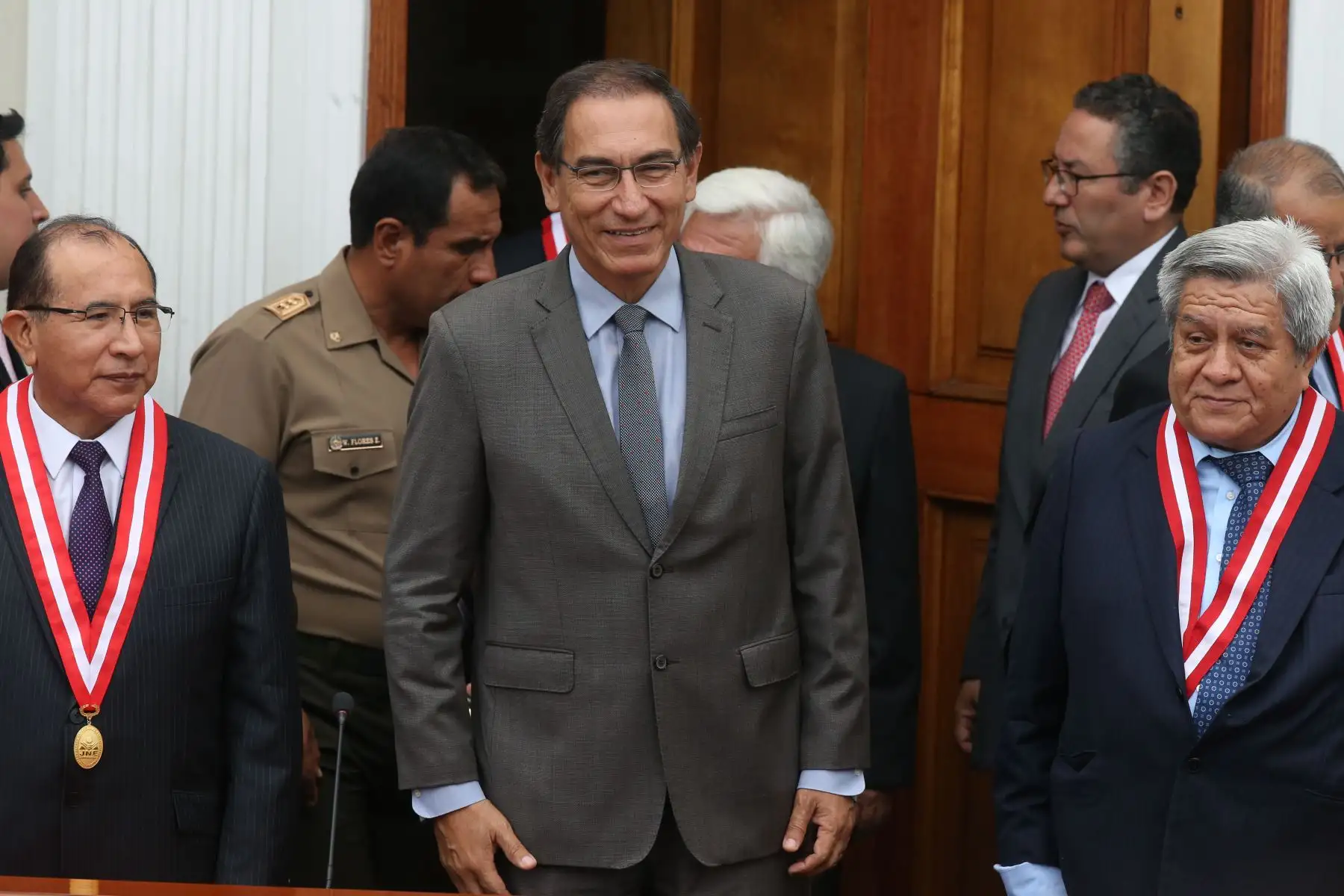 El presidente de la República, Martín Vizcarra, invocó a los gobernadores y vicegobernadores regionales a ser sus principales aliados en la lucha contra la corrupción. Foto: ANDINA/Vidal Tarqui