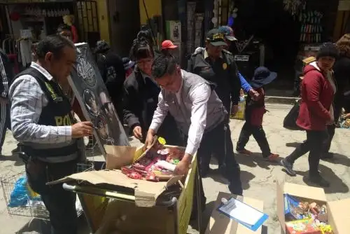 El operativo más importante se realizó en Lima, donde se incautaron 6 toneladas de pirotécnicos. Foto: Sucamec