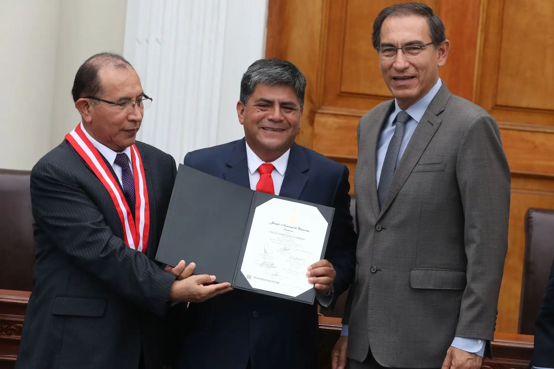 Carlos Alberto Rua Carbajal Gobernador de Ayacucho. Foto: ANDINA/Vidal Tarqui