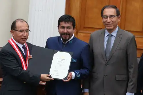Elmer Cáceres Llica, conducirá el Gobierno Regional de Arequipa durante el período 2019-2022. Foto: ANDINA/Vidal Tarqui