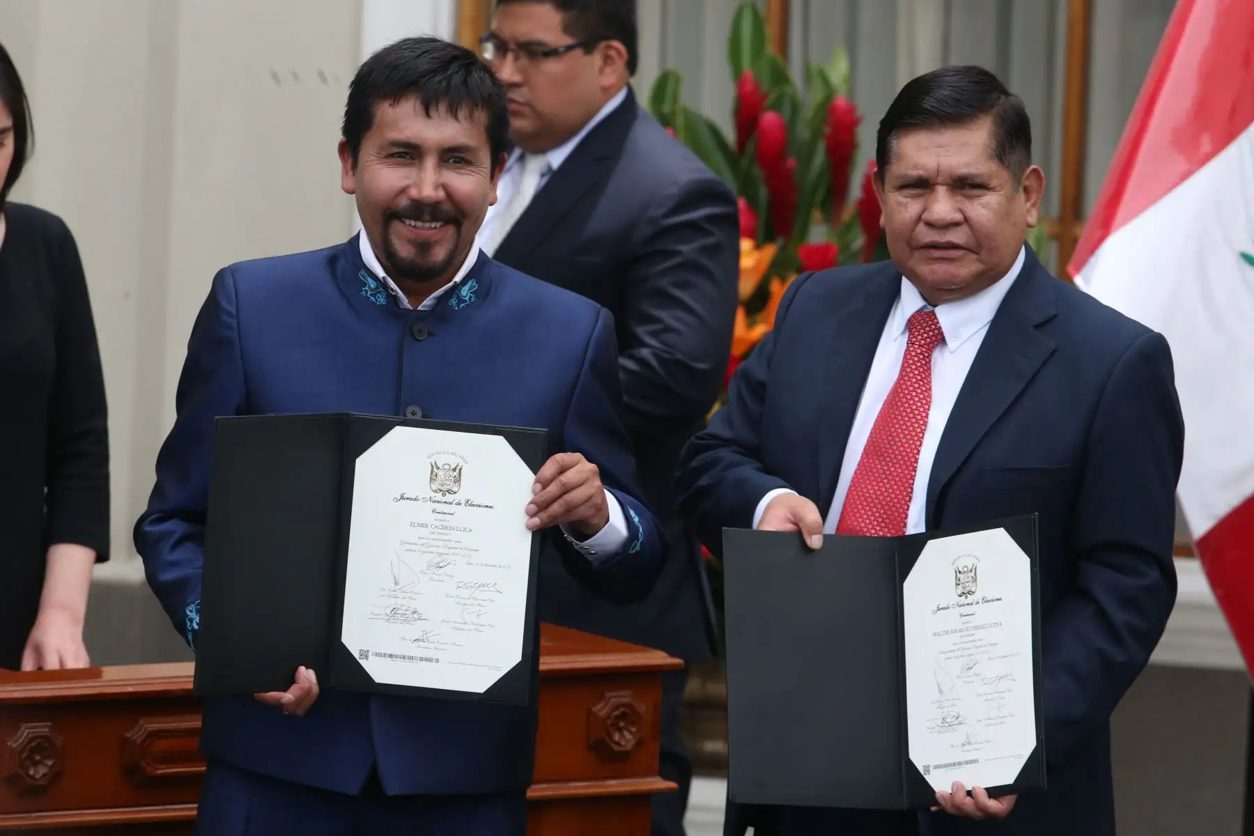 Elmer Cáceres, Gobernador de Arequipa. Foto: ANDINA/Vidal Tarqui