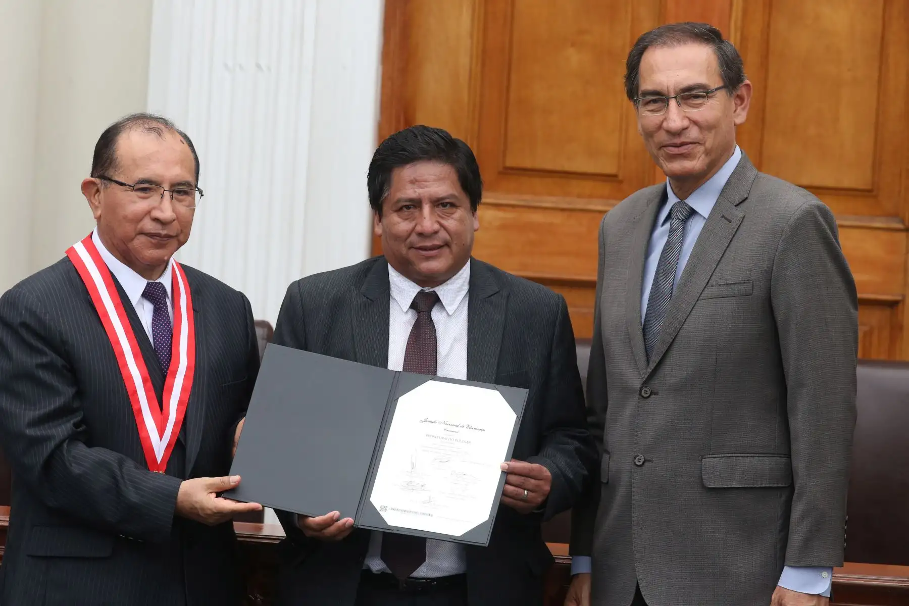 Nuevos gobernadores saludan mayor presupuesto regional 2019 y lucha contra la corrupción. En la imagen, la electa autoridad regional de Pasco, Pedro Ubaldo Polinar. ANDINA/Vidal Tarqui