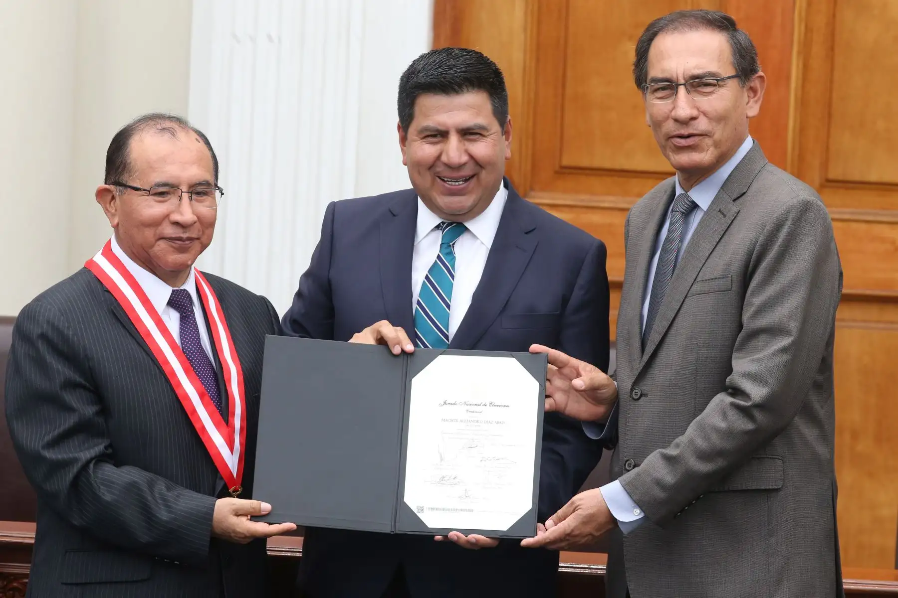 Maciste Díaz, Gobernador de Huancavelica. Foto: ANDINA/Vidal Tarqui