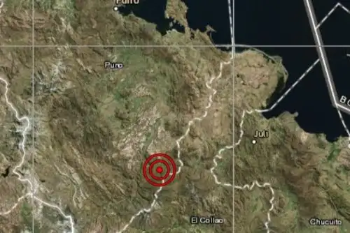 Sismo de magnitud 4.2 sacudió esta madrugada Puno