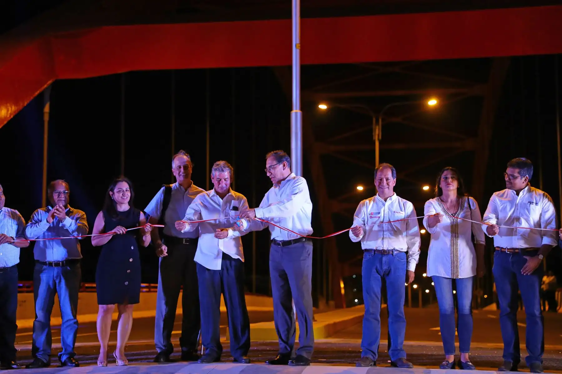 Presidente Vizcarra inaugura puente Luis Antonio Eguiguren, vía que une los distritos de Castilla y Piura.Foto: ANDINA/Prensa Presidencia