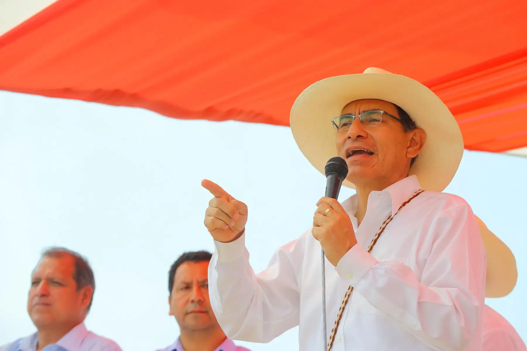 Mandatario entrega el primer préstamo de Agrobanco por un millón 250 mil soles a la Junta de Usuarios de Chancay en Chiclayo (Lambayeque). Foto: ANDINA/Prensa Presidencia