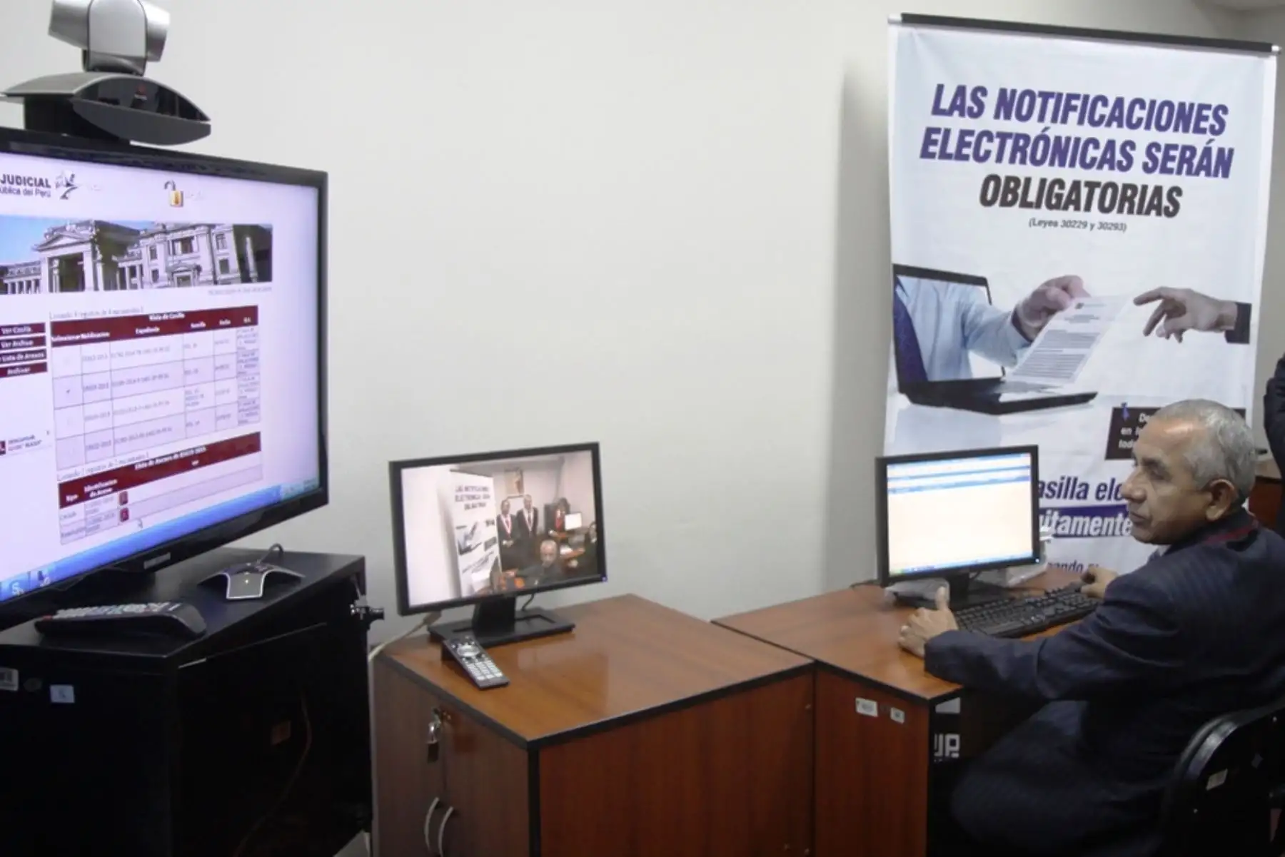 Poder Judicial emitió más de 10 millones de notificaciones electrónicas. Foto: ANDINA/Difusión.