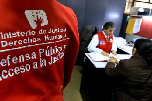 Defensa Pública del Minjusd. Foto: Difusión.