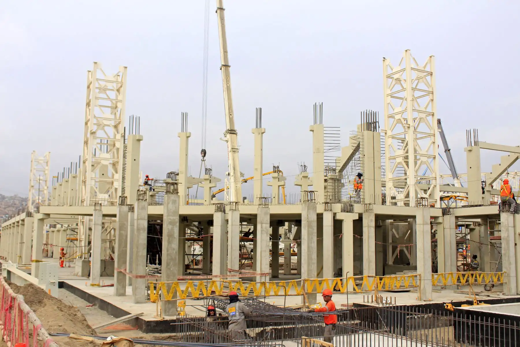 Avance de  las obras de Lima 2019, en  el Polideportivo de Villa el Salvador. Foto: ANDINA/Difusión