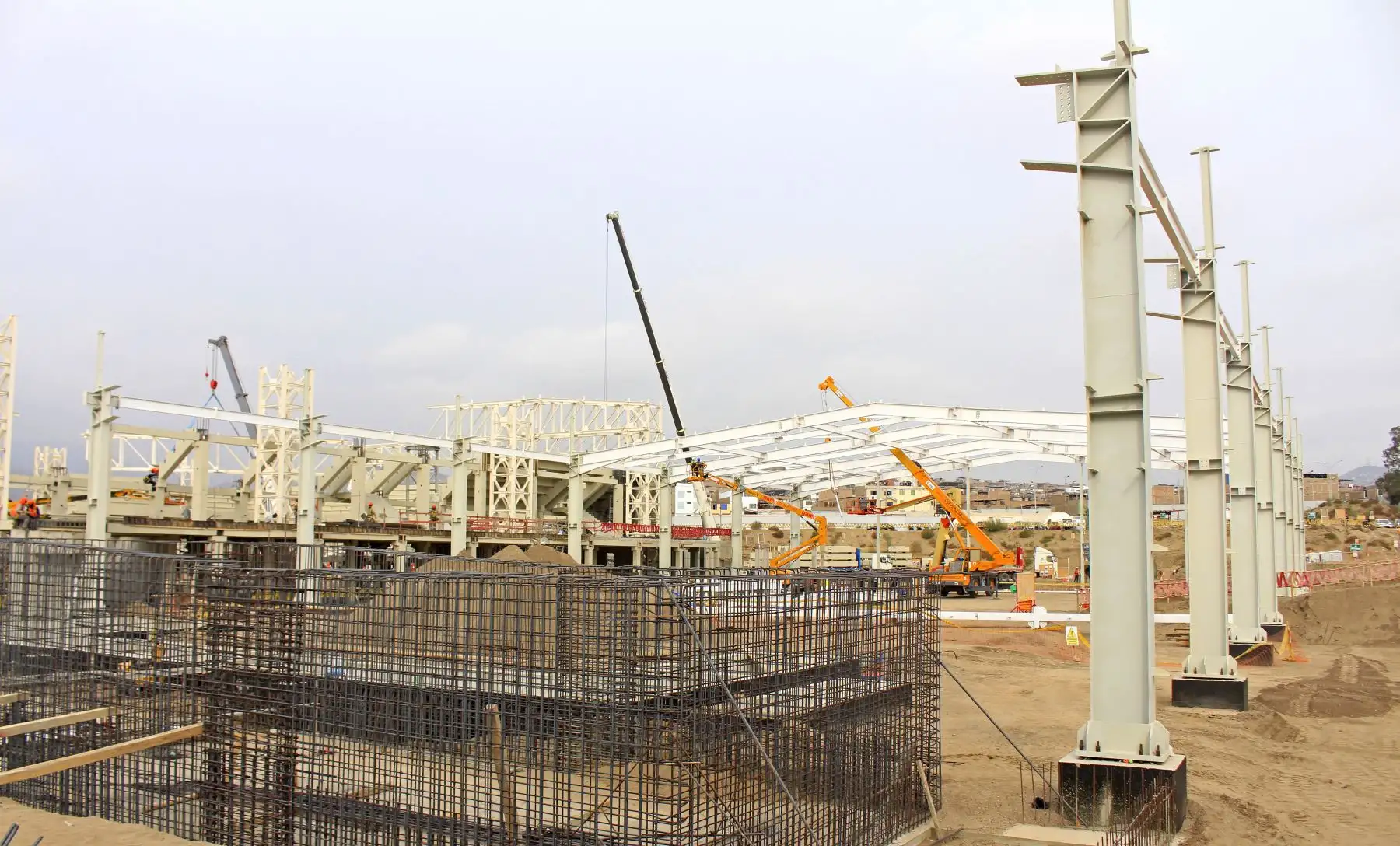 Avance de  las obras de Lima 2019, en  el Polideportivo de Villa el Salvador. Foto: ANDINA/Difusión
