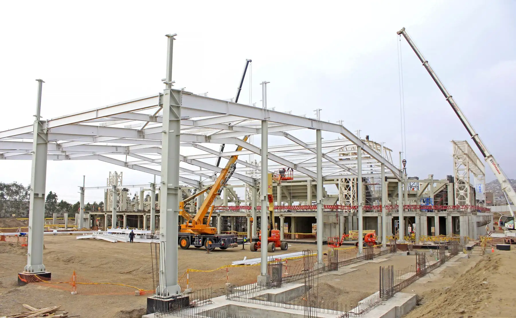 Avance de  las obras de Lima 2019, en  el Polideportivo de Villa el Salvador. Foto: ANDINA/Difusión