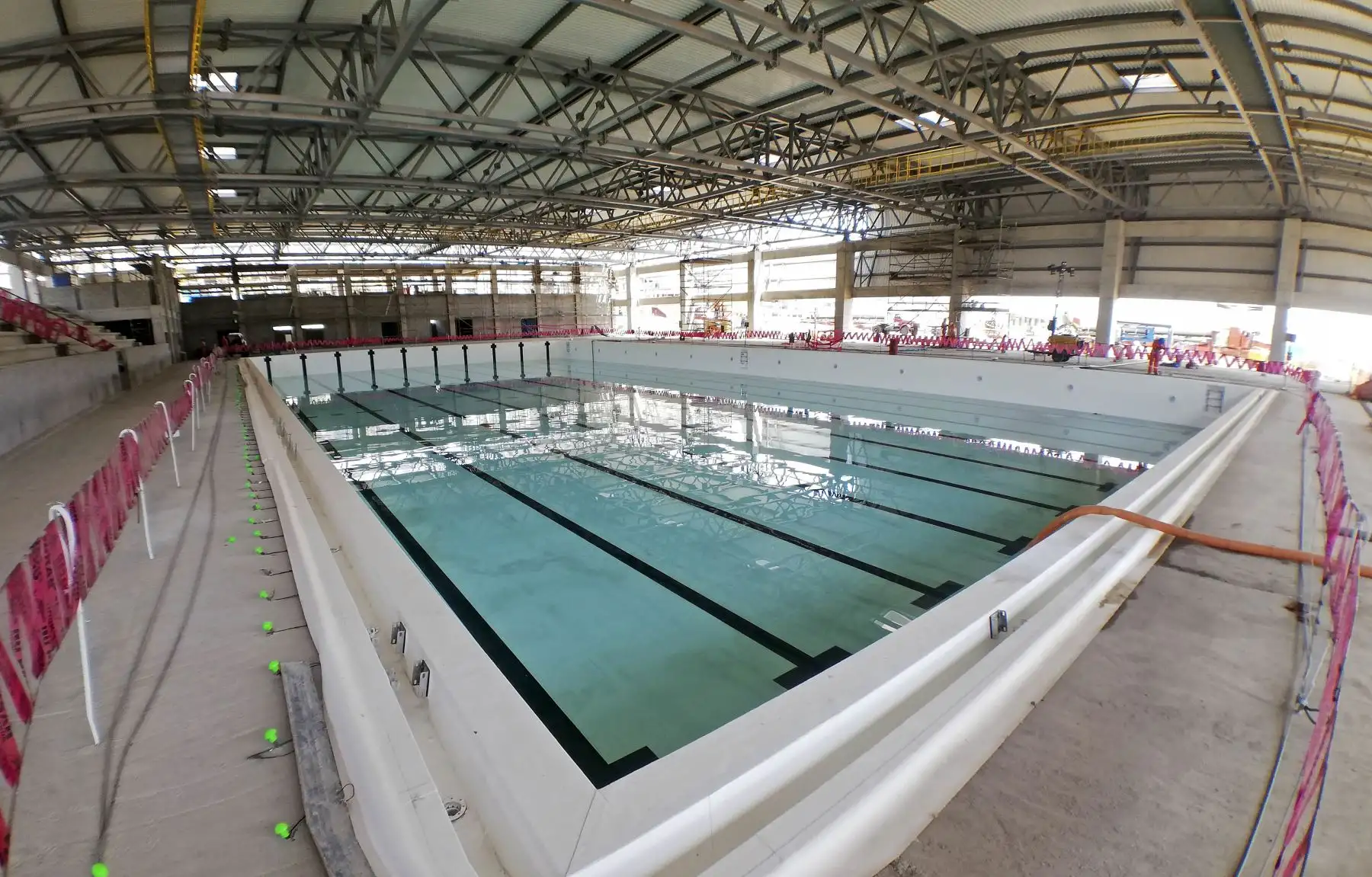Avance de las obras de Lima 2019, en el Complejo de Villa María de Triunfo. Foto:ANDINA/Difusiòn
