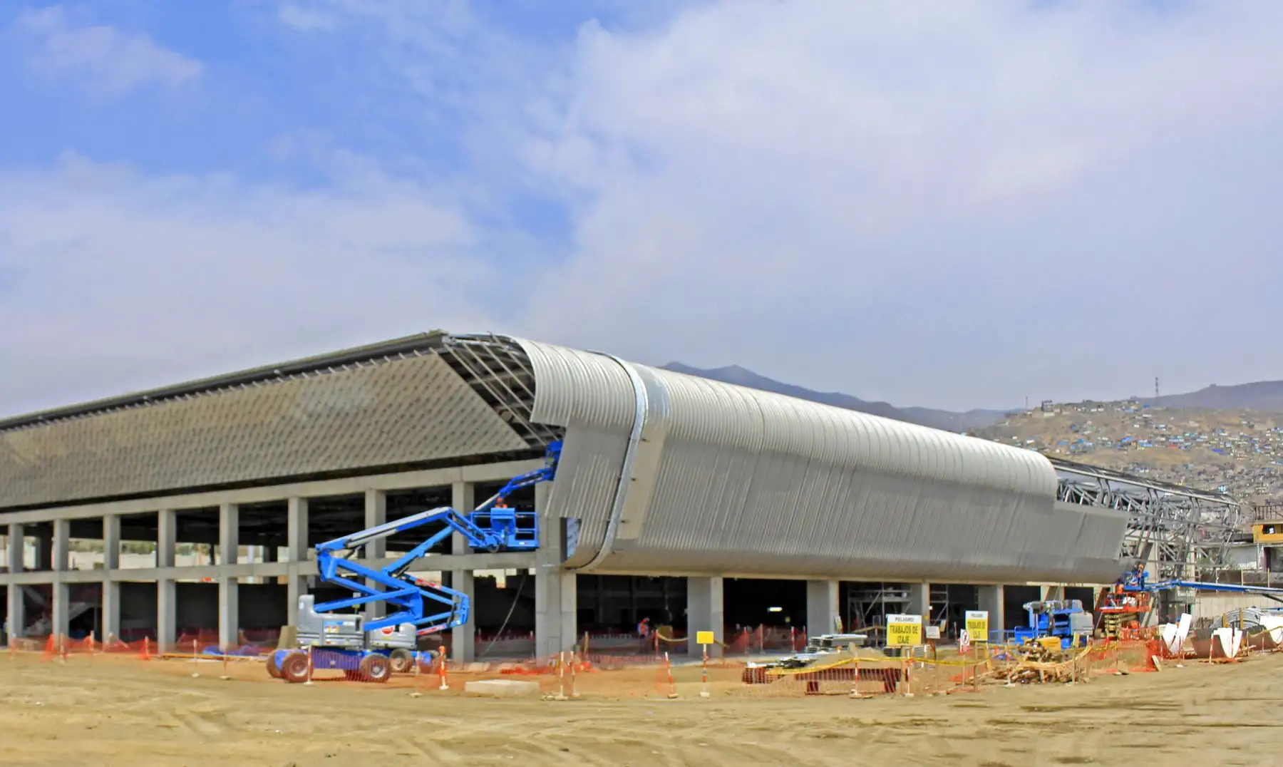 Avance de las obras de Lima 2019, en el Complejo de Villa María de Triunfo. Foto:ANDINA/Difusiòn