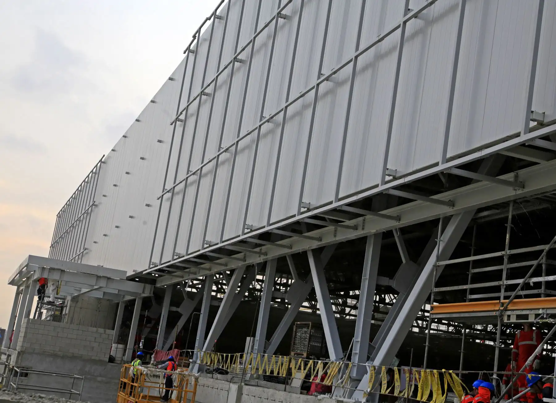 Avance de las  obras de Lima 2019, centro acuático en la Videna. Foto: ANDINA/Difusiòn