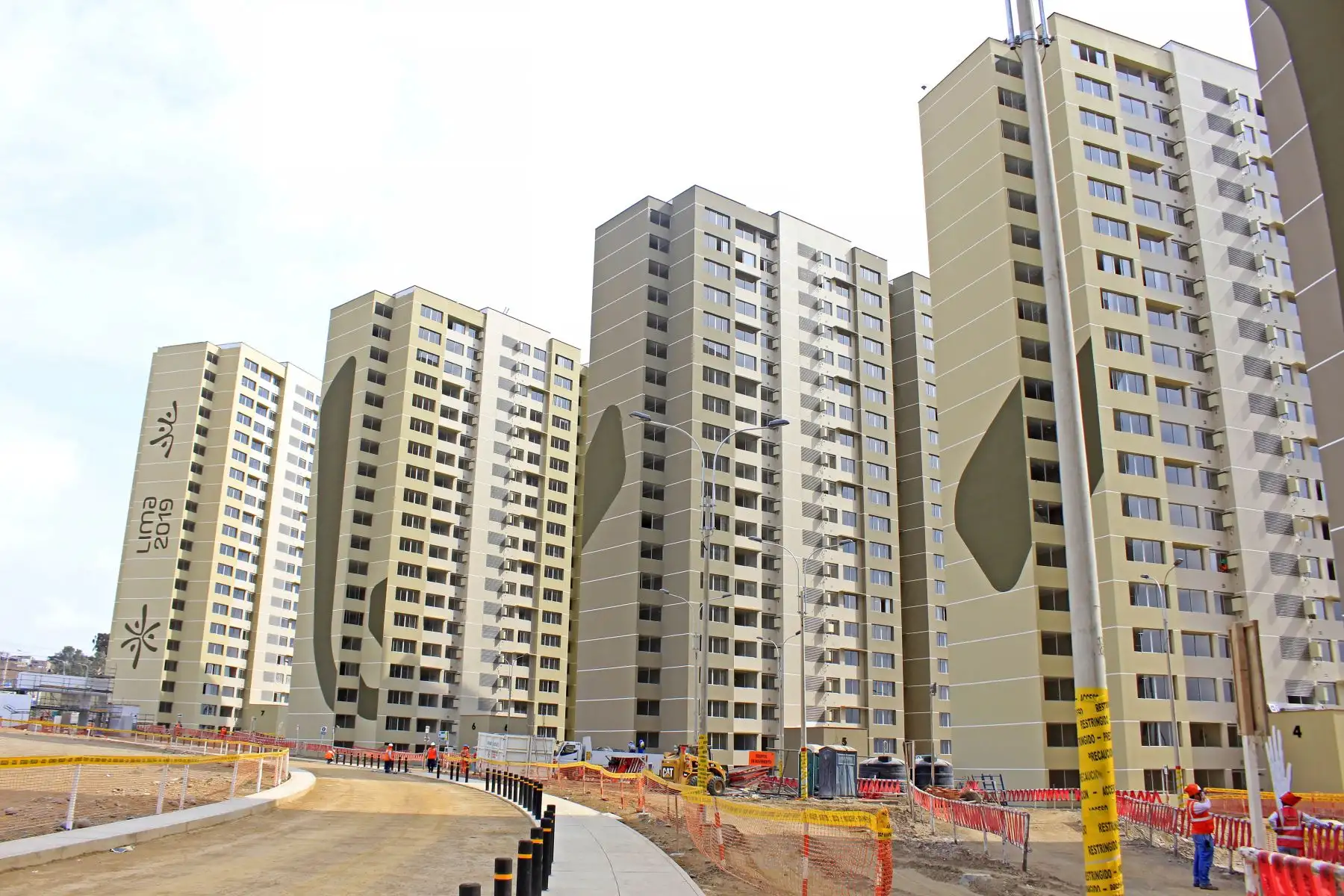 Avance de las  obras de Lima 2019, Villa Panamericana ubicada en Villa El Salvador. Foto;ANDINA/Difusiòn