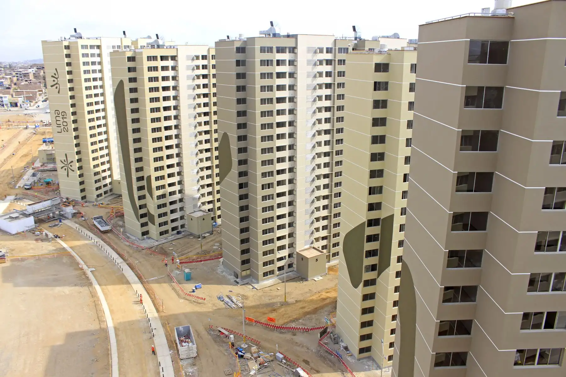 Avance de las  obras de Lima 2019, Villa Panamericana ubicada en Villa El Salvador. Foto;ANDINA/Difusiòn