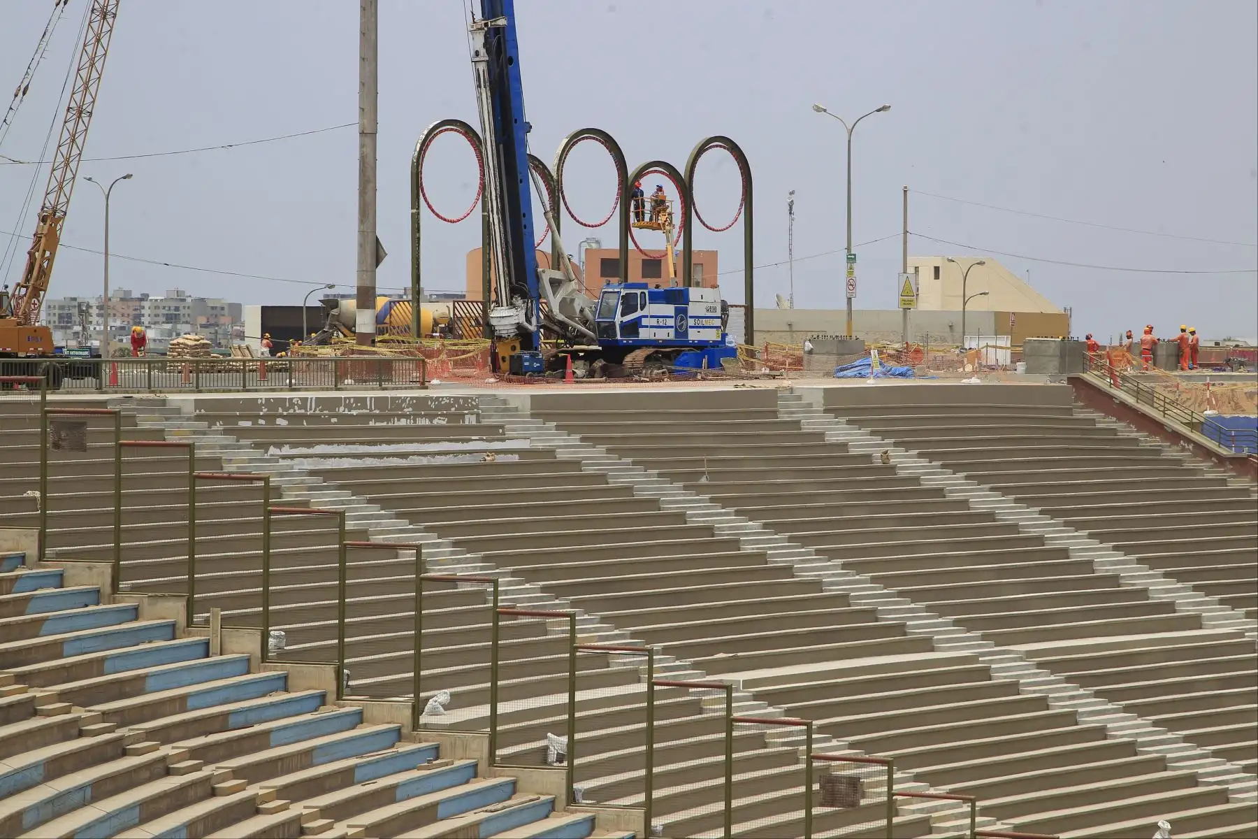 Avance de las  obras de Lima 2019. Estadio de la Universidad San marcos. Foto;ANDINA/Difusiòn