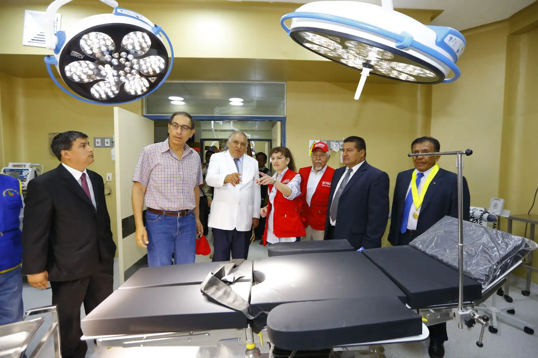 Presidente Martin Vizcarra inaugurò las obras de mejoramiento del Hospital de Supe “Laura Esther Rodríguez Dulanto”.Foto: ANDINA/Prensa Presidencia