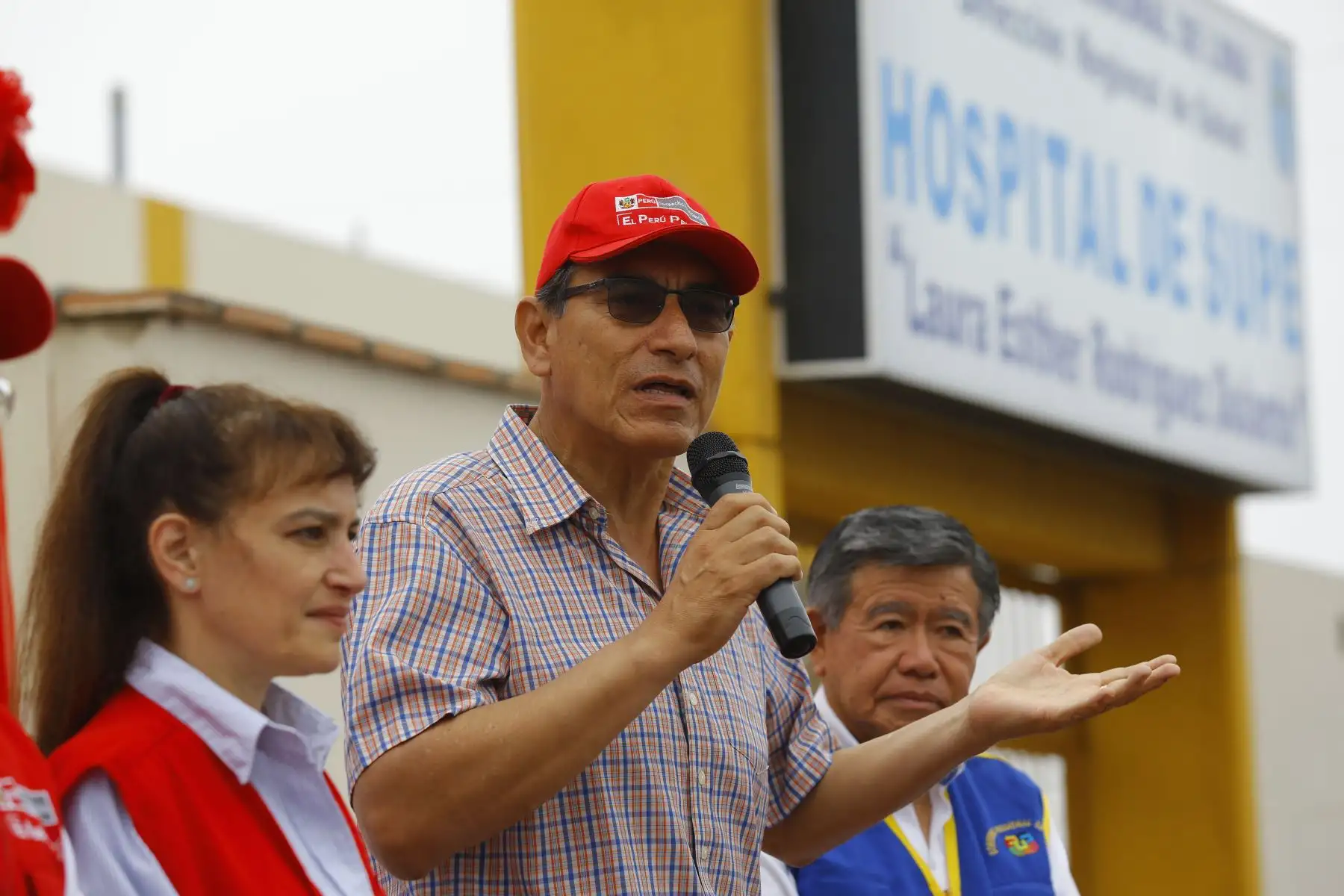 Presidente Martin Vizcarra inaugurò las obras de mejoramiento del Hospital de Supe “Laura Esther Rodríguez Dulanto”.Foto: ANDINA/Prensa Presidencia