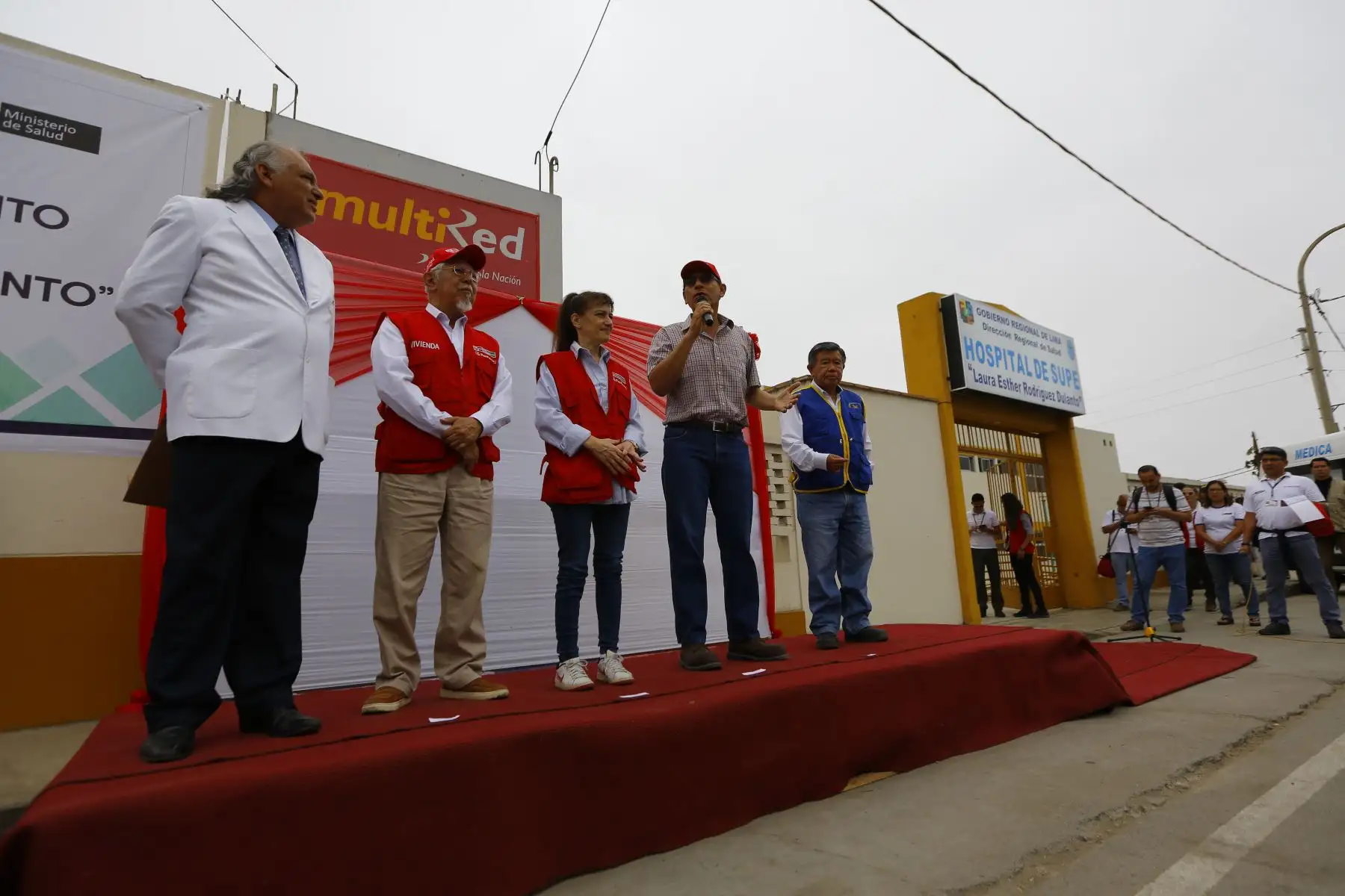 Presidente Martin Vizcarra inaugurò las obras de mejoramiento del Hospital de Supe “Laura Esther Rodríguez Dulanto”.Foto: ANDINA/Prensa Presidencia