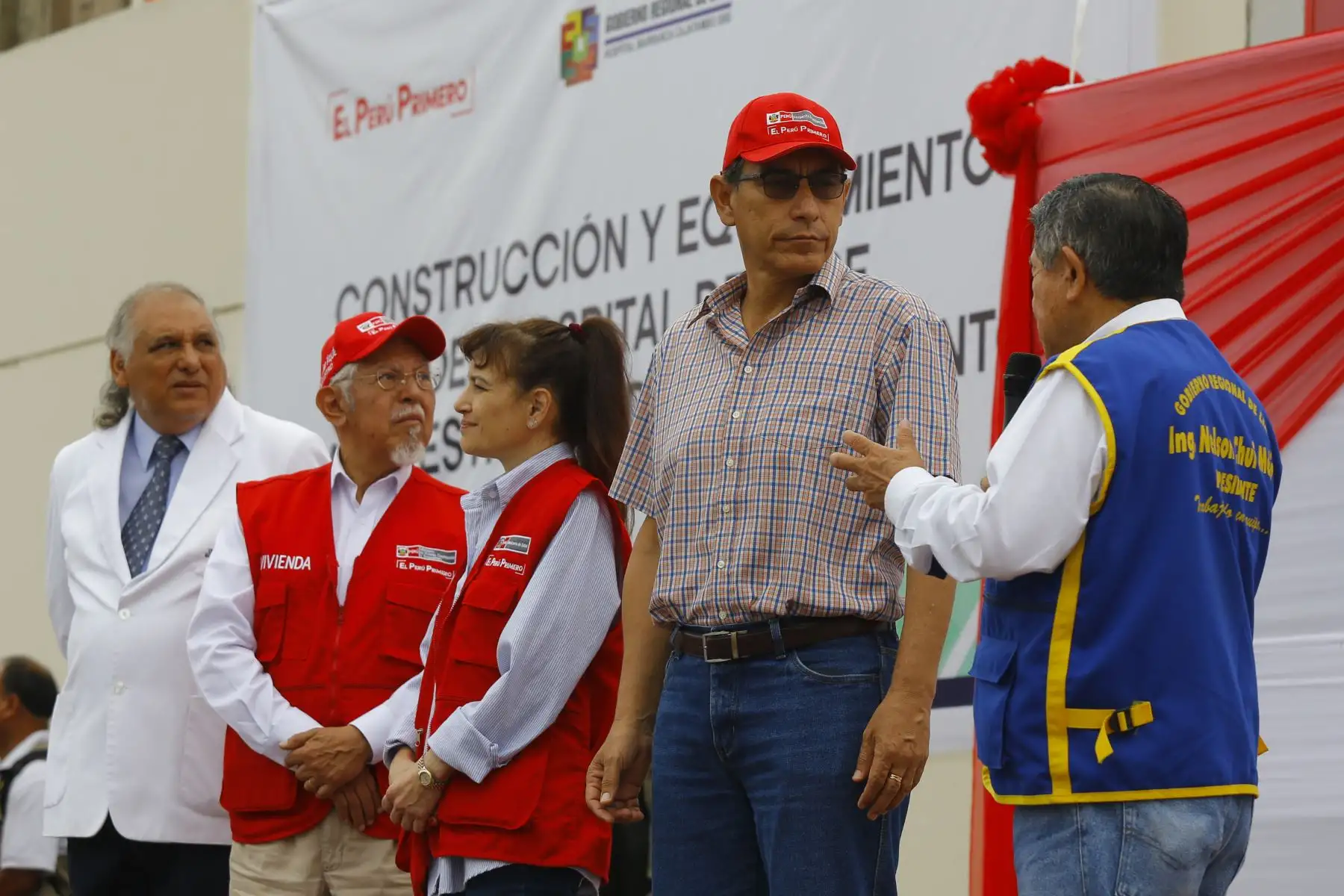 Presidente Martin Vizcarra inaugurò las obras de mejoramiento del Hospital de Supe “Laura Esther Rodríguez Dulanto”.Foto: ANDINA/Prensa Presidencia