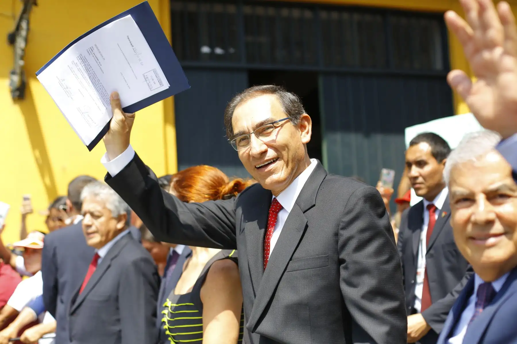Presidente Vizcarra presenta al Congreso de la República proyecto de ley que declara en emergencia al Ministerio Público. Foto: ANDINA/Prensa Presidencia