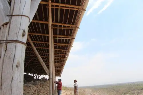 Personal técnico de la Unidad Ejecutora Nº 005 Naylamp-Lambayeque visitó el sitio arqueológico de Jotoro para conocer las necesidades ante la temporada de lluvias.