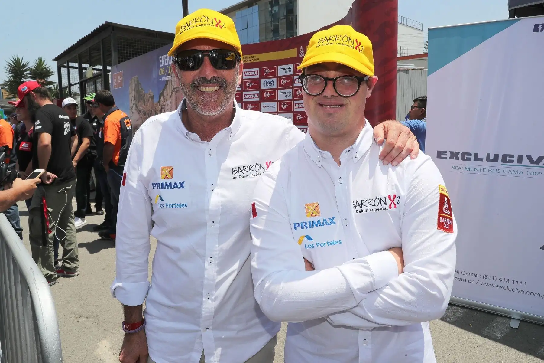 Lucas Barrón copiloto Dakar. Foto: EFE