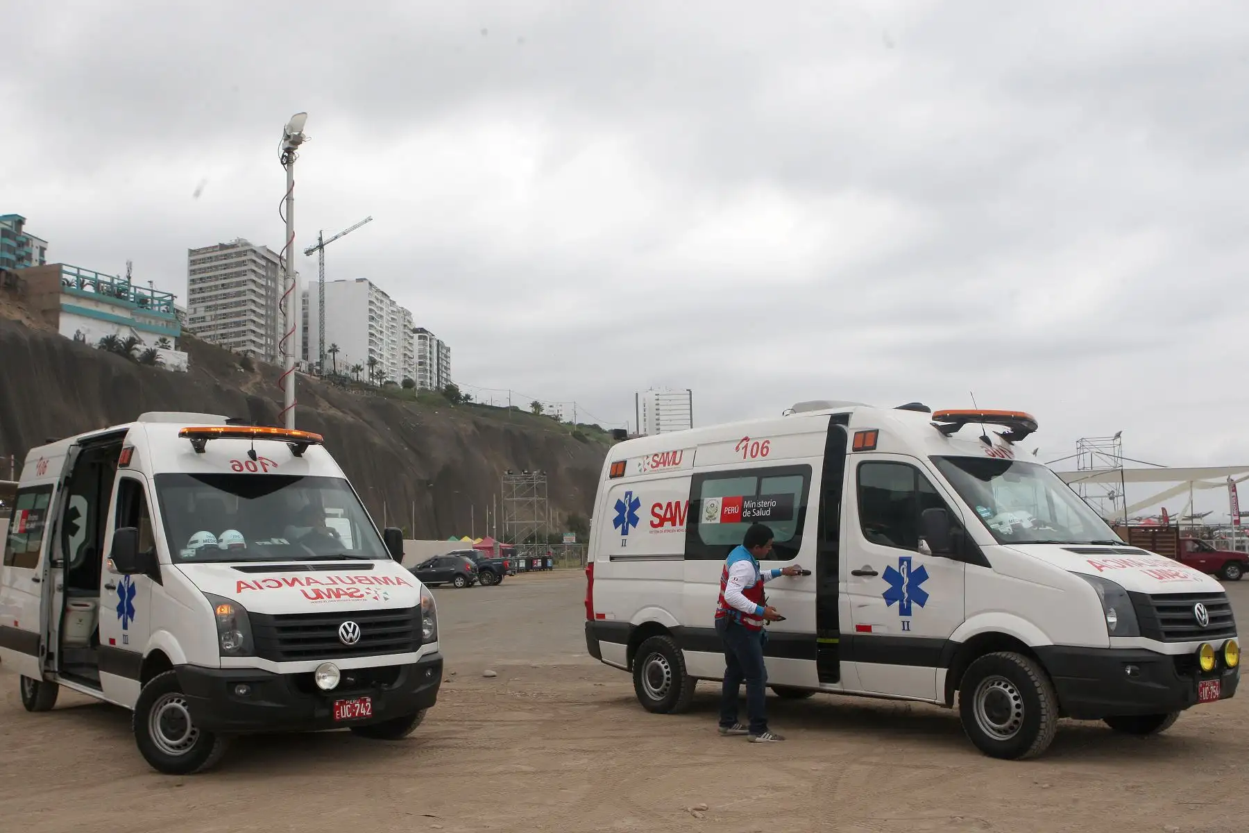 Minsa presenta plan de contingencia de salud para el Rally Dakar Perú 2019.Foto:ANDINA/Héctor Vinces.