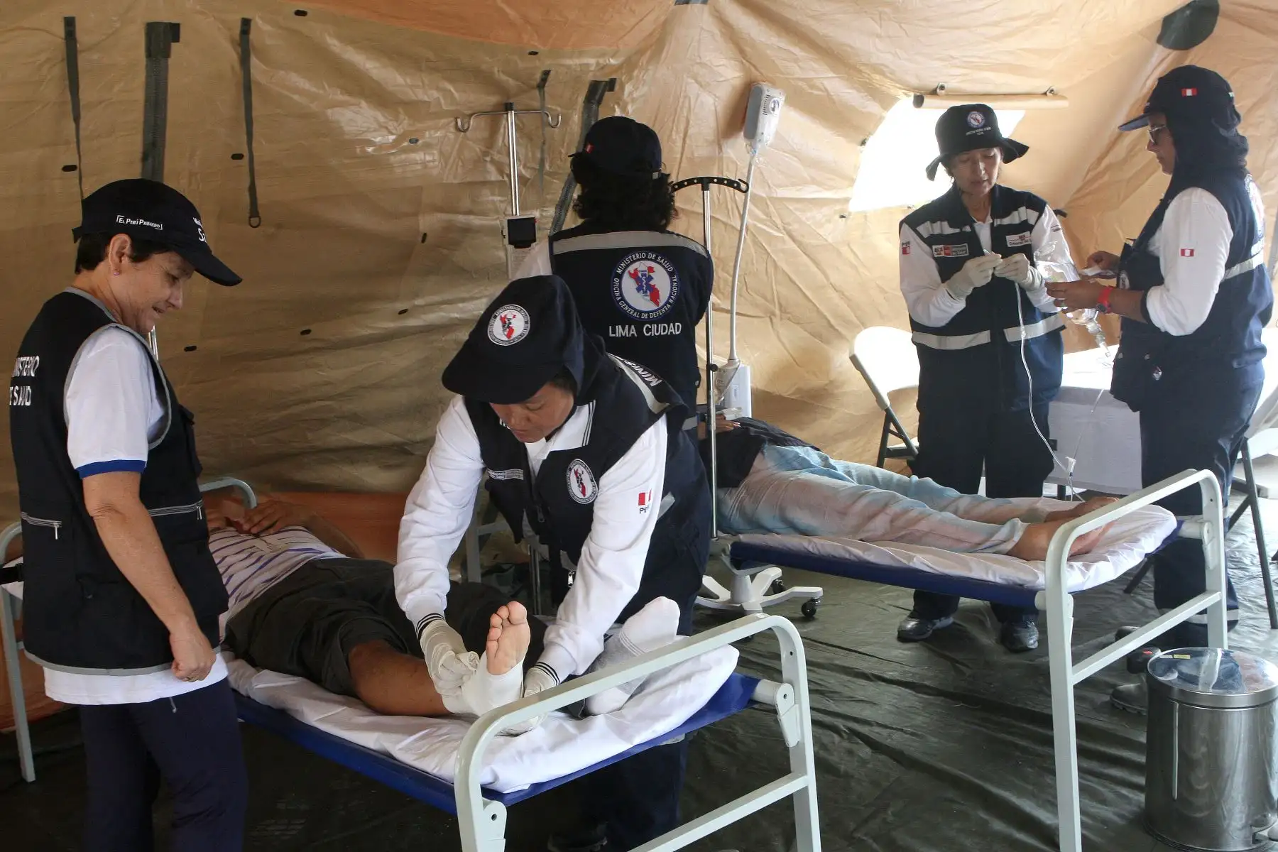 Minsa presenta plan de contingencia de salud para el Rally Dakar Perú 2019.Foto:ANDINA/Héctor Vinces.
