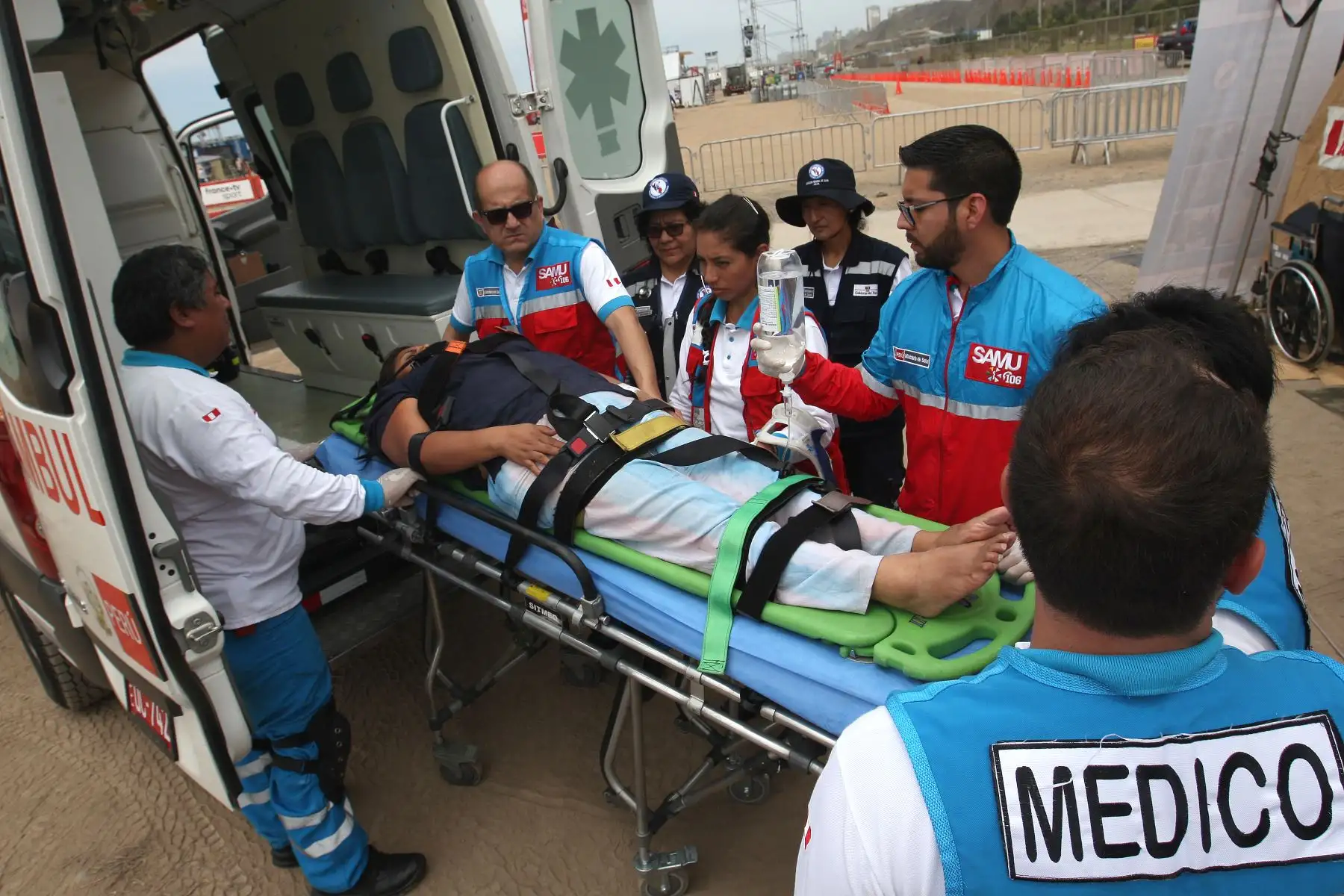 Minsa presenta plan de contingencia de salud para el Rally Dakar Perú 2019.Foto:ANDINA/Héctor Vinces.