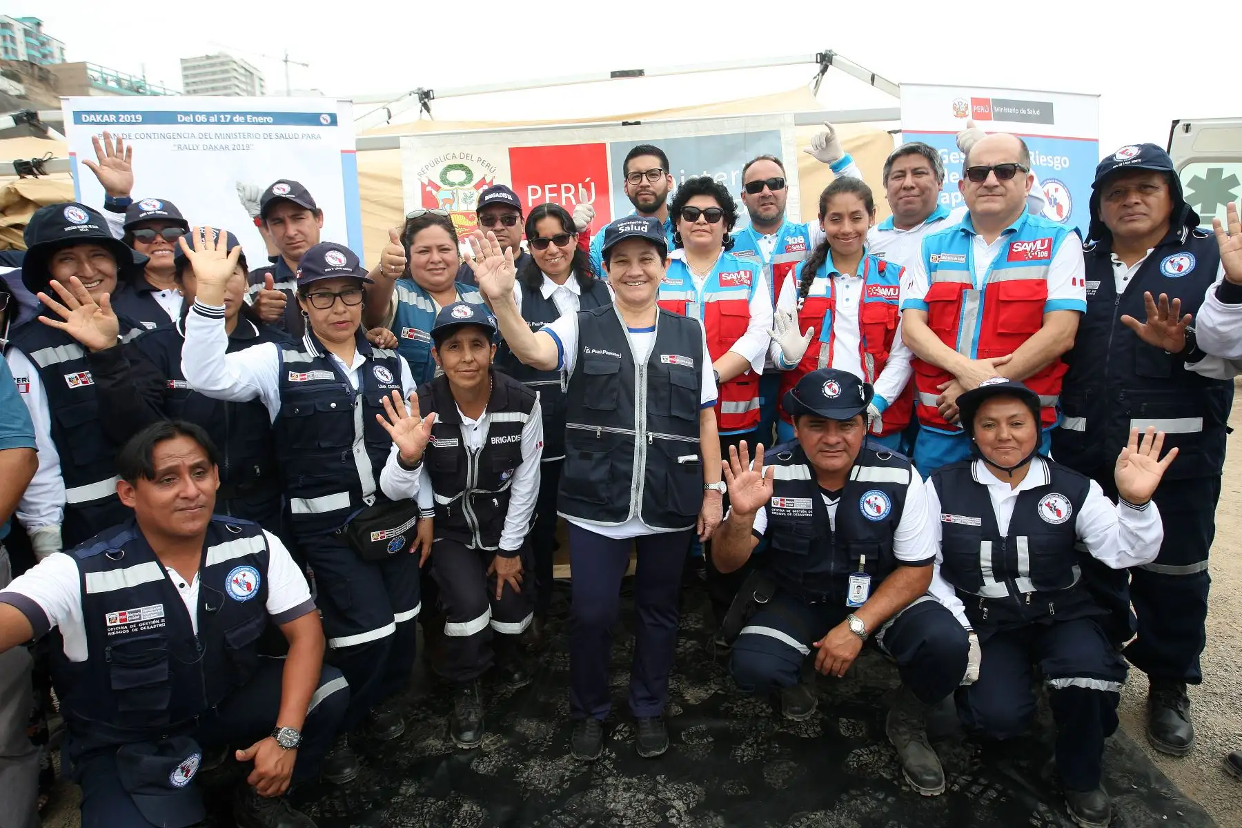 Minsa presenta plan de contingencia de salud para el Rally Dakar Perú 2019.Foto:ANDINA/Héctor Vinces.