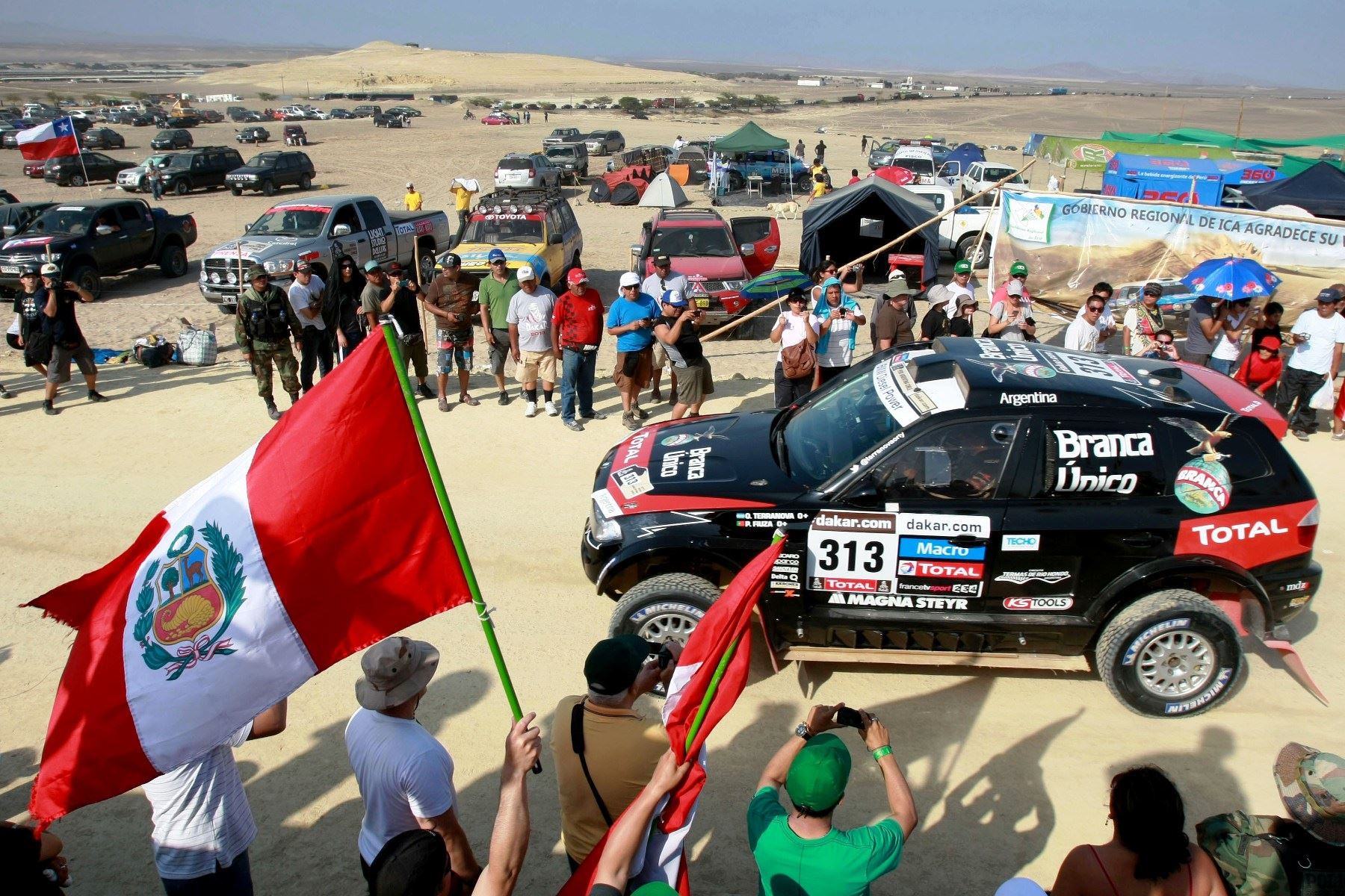 Rally Dakar: 4,000 policías garantizarán normal desarrollo de la competencia. Foto: ANDINA/archivo.