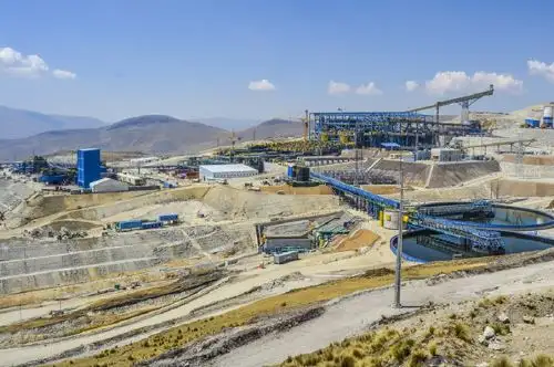 Infraestructura de procesamiento minero. Foto: Cortesía.