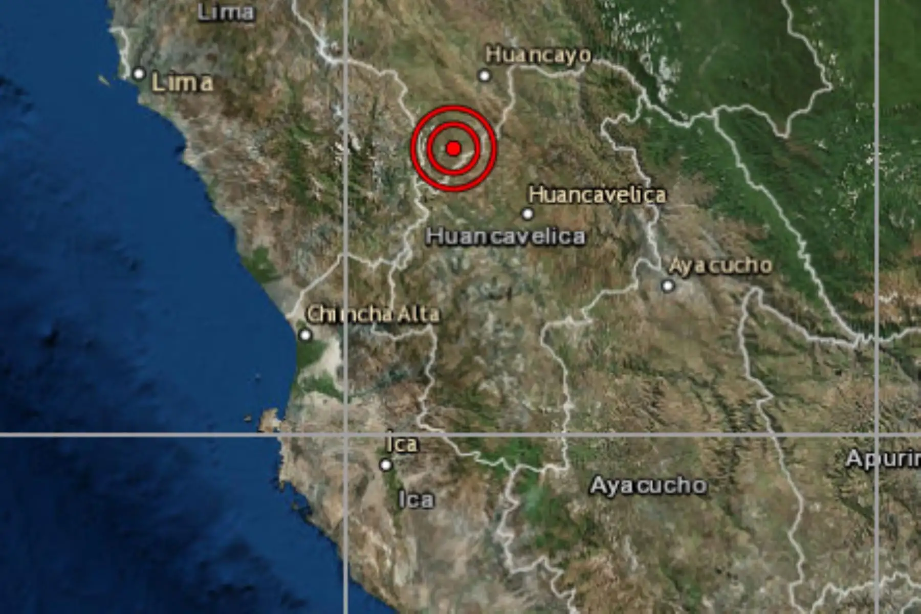 Sismo de magnitud 4 se registró en la provincia de Huancayo, región Junin.
