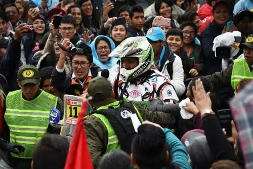 Juan Carlos Salvatierra quedó fuera del Dakar 2019