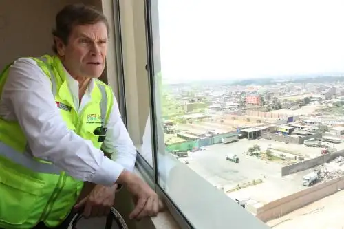 07/01/2019   Carlos Neuhaus recorre el avance en la construcción de las infraestructuras de las villas deportivas a ser usadas en los Juegos Panamericanos y Parapanamericanos Lima 2019. Foto: ANDINA/Melina Mejía