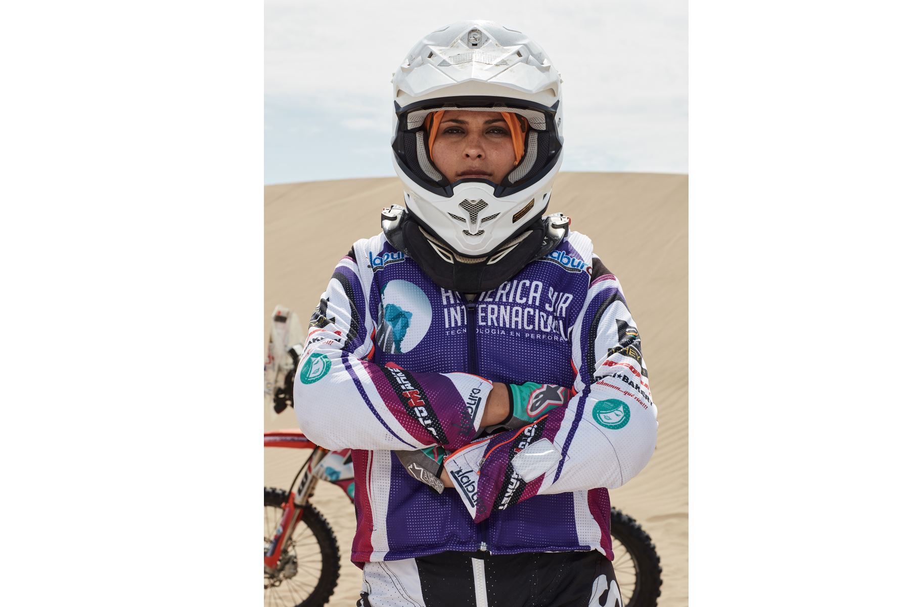 07/01/2019   Gianna Velarde, la primera mujer peruana en la categoría de motos. Foto: ANDINA/Difusión