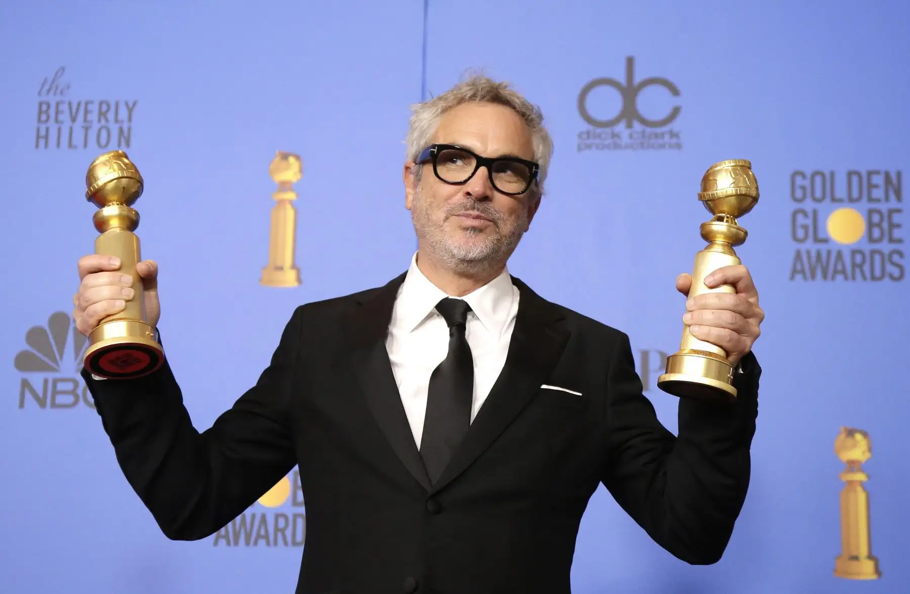 Alfonso Cuarón tiene los premios al Mejor Director de Película y Mejor Película - Idioma extranjero para 