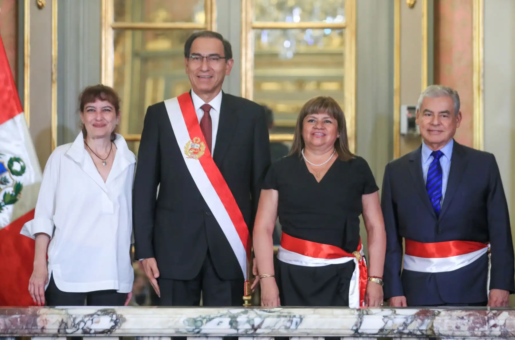 Presidente Vizcarra juramenta a nueva ministra de Salud, Zulema Tomás González. Foto: ANDINA/Prensa Presidencia