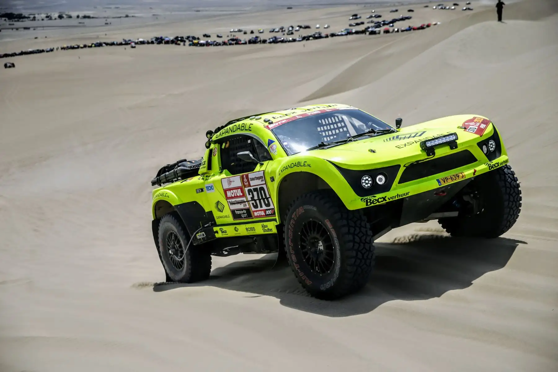 Primer día de competencia en Pisco del Rally Dakar 2019. Foto: ANDINA/Luis Iparraguirre