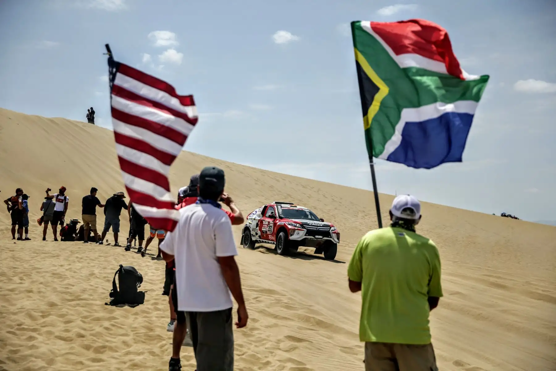 Primer día de competencia en Pisco del Rally Dakar 2019. Foto: ANDINA/Luis Iparraguirre