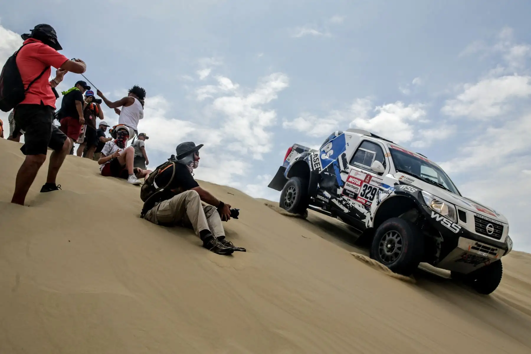 Primer día de competencia en Pisco del Rally Dakar 2019. Foto: ANDINA/Luis Iparraguirre