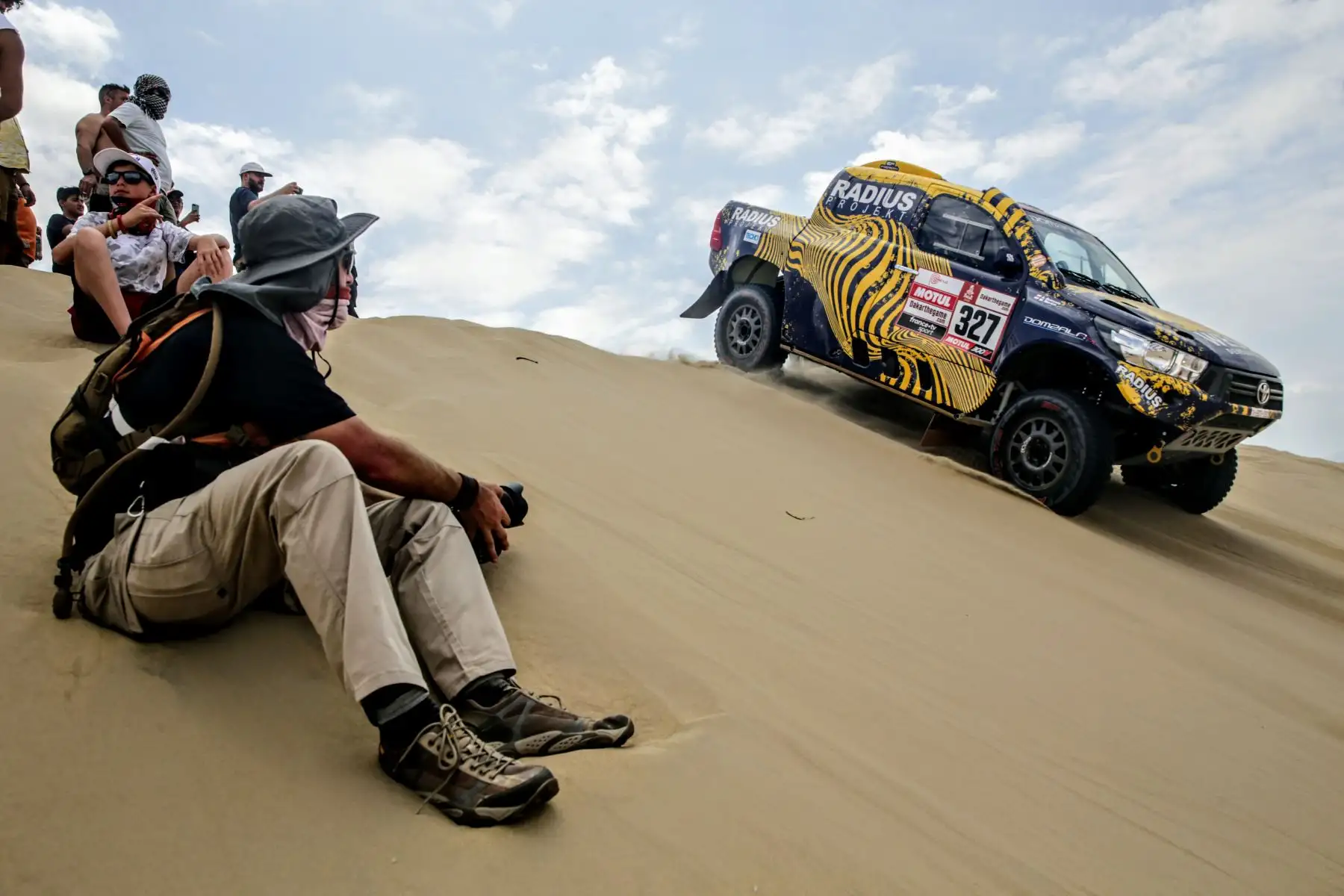 Rally Dakar 2019: sepa cómo protegerse de la radiación solar y disfrutar de la carrera. ANDINA/Luis Iparraguirre