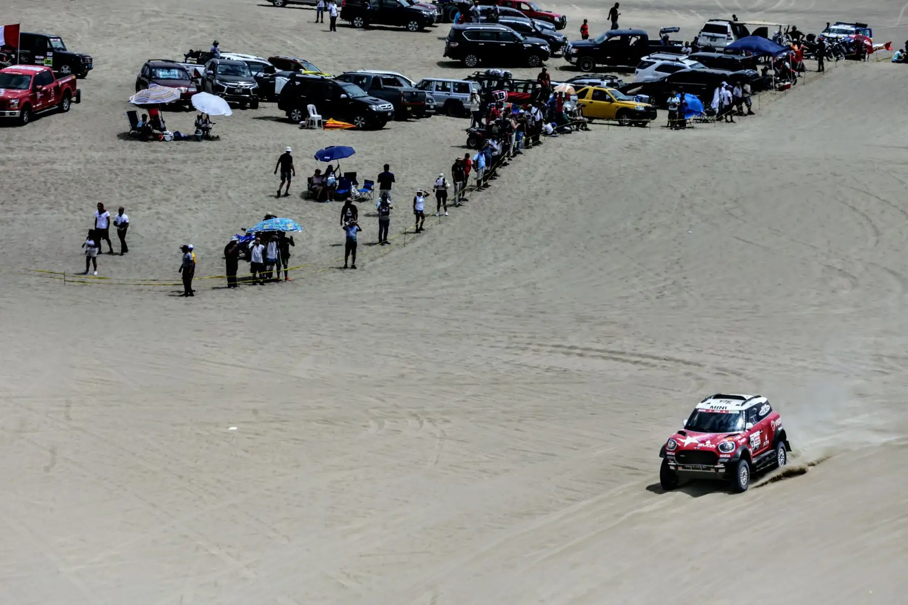 Primer día de competencia en Pisco del Rally Dakar 2019. Foto: ANDINA/Luis Iparraguirre