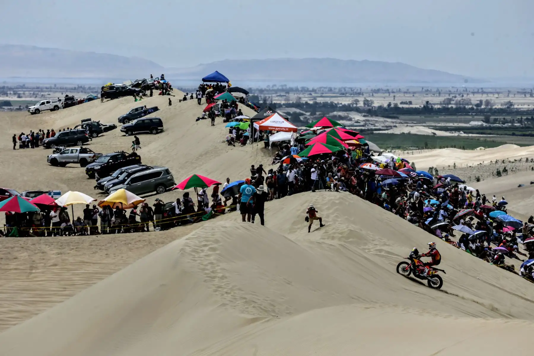 Primer día de competencia en Pisco del Rally Dakar 2019. Foto: ANDINA/Luis Iparraguirre