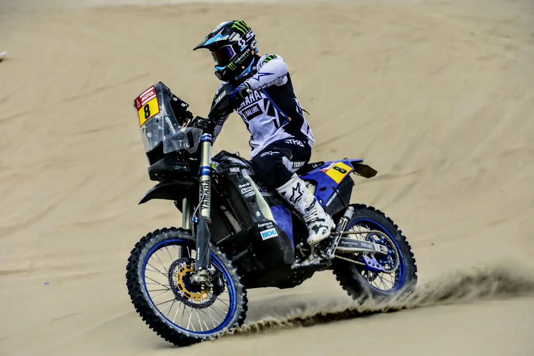 Primer día de competencia en Pisco del Rally Dakar 2019. Foto: ANDINA/Luis Iparraguirre