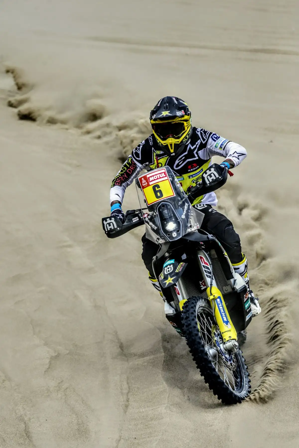 Primer día de competencia en Pisco del Rally Dakar 2019. Foto: ANDINA/Luis Iparraguirre