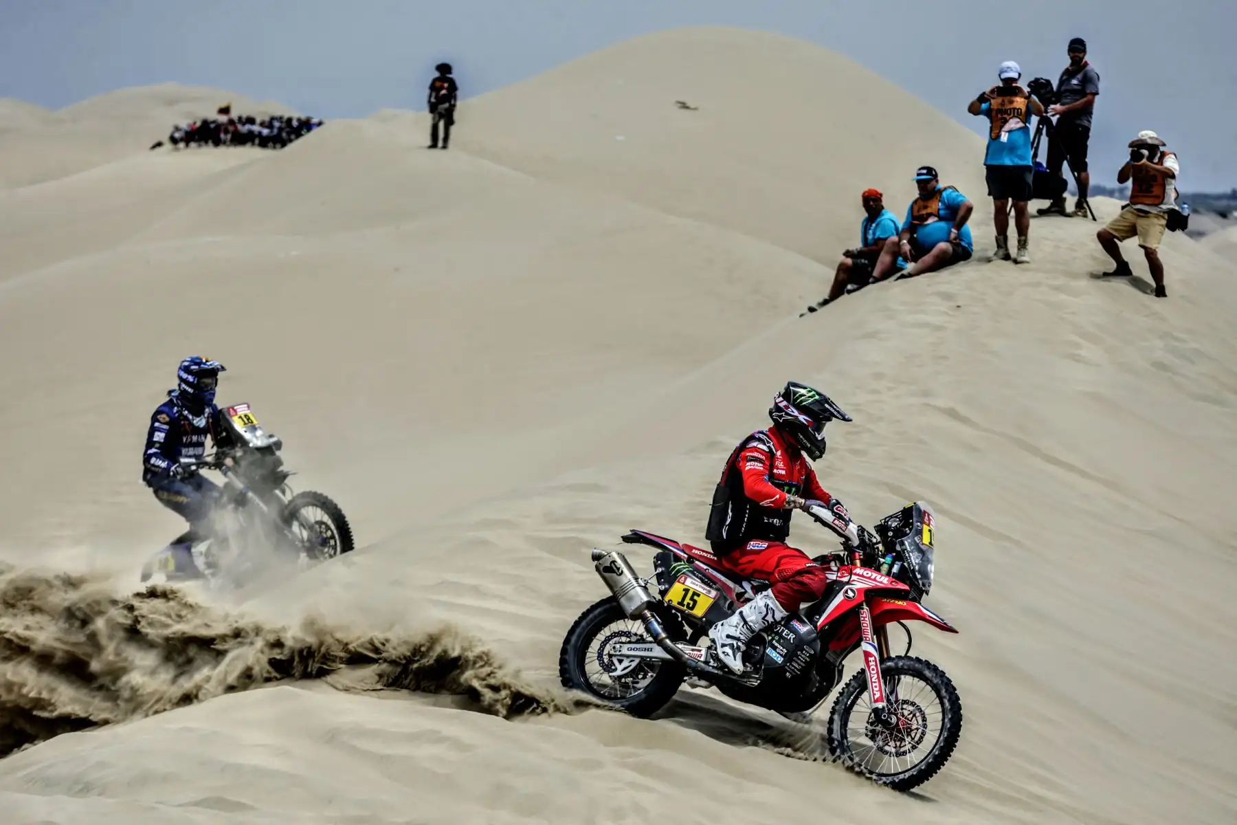 Primer día de competencia en Pisco del Rally Dakar 2019. Foto: ANDINA/Luis Iparraguirre